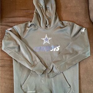Nike Men's Gray Cowboys Hoodie